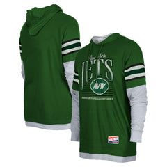 Twofer Long Sleeve Hooded T-Shirt - New York Jets