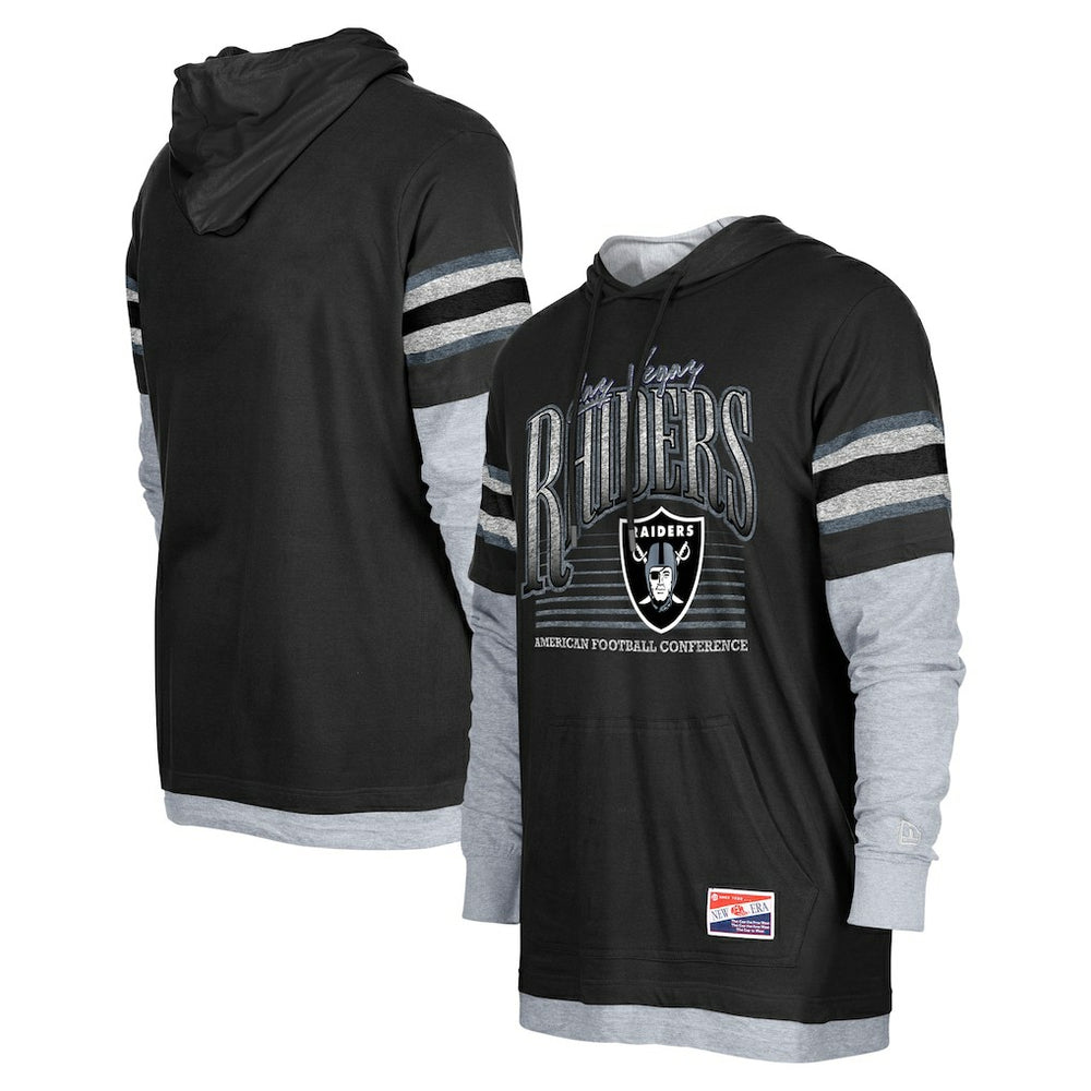 Twofer Long Sleeve Hooded T-Shirt - Las Vegas Raiders