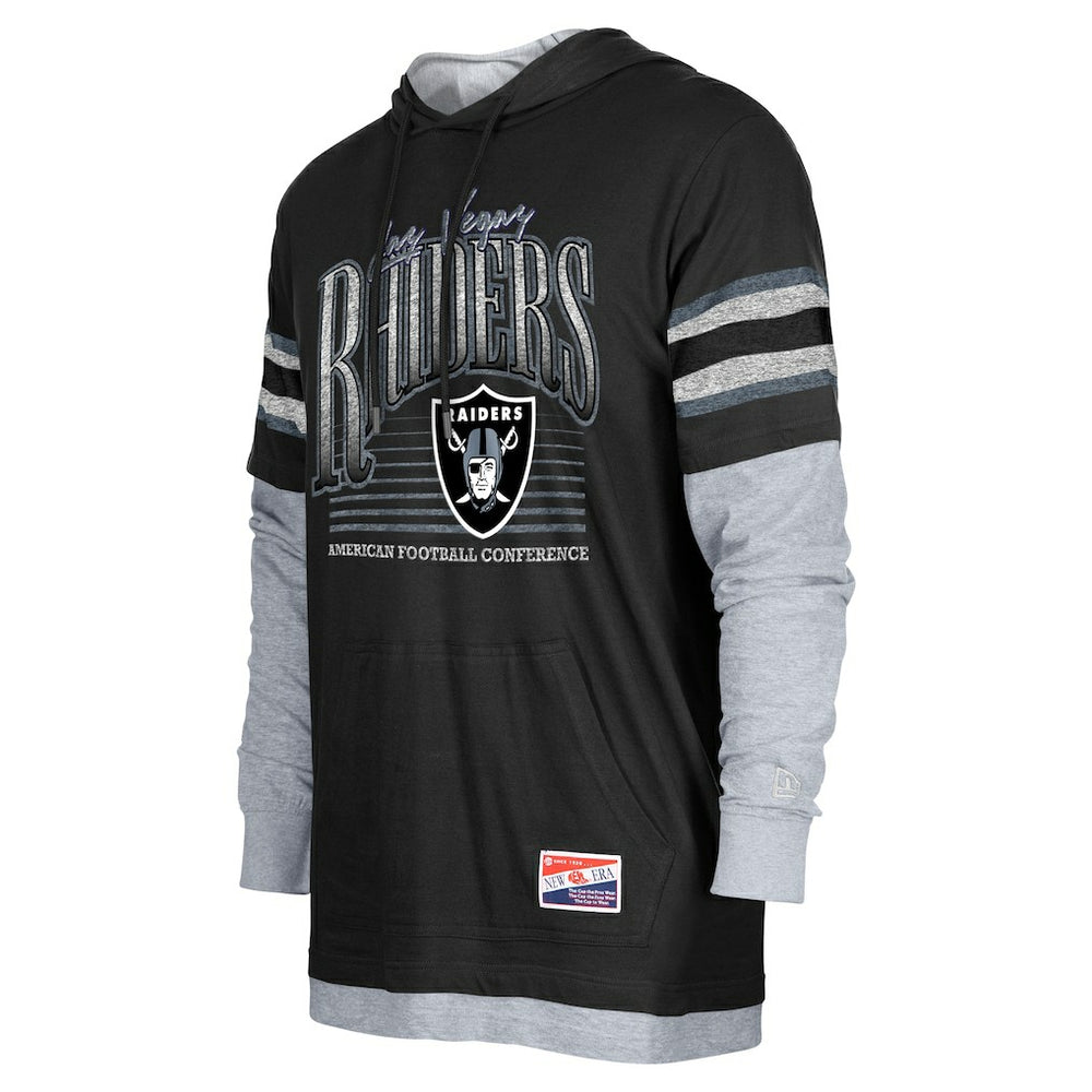 Twofer Long Sleeve Hooded T-Shirt - Las Vegas Raiders