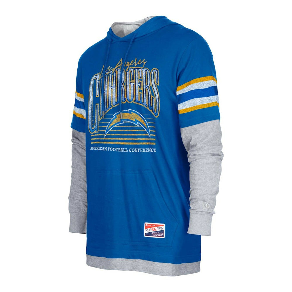 Twofer Long Sleeve Hooded T-Shirt - Los Angeles Chargers