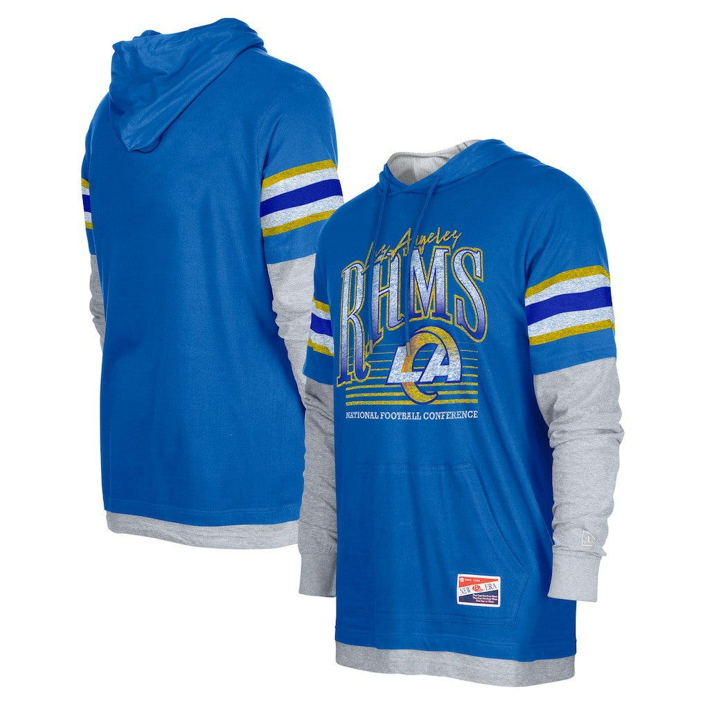 Twofer Long Sleeve Hooded T-Shirt - Los Angeles Rams