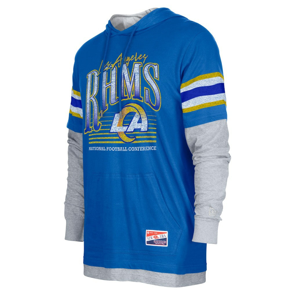 Twofer Long Sleeve Hooded T-Shirt - Los Angeles Rams