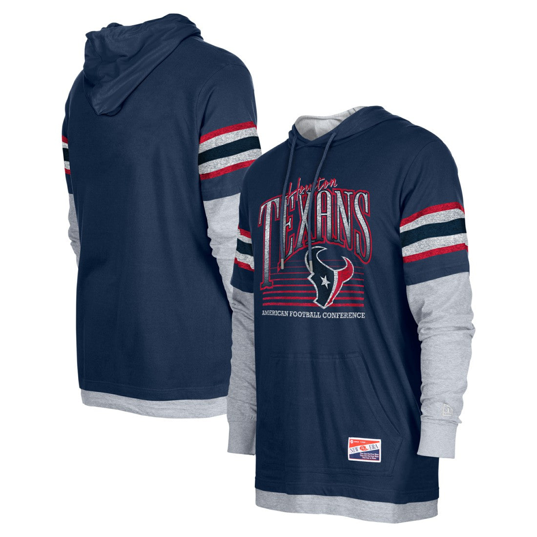 Twofer Long Sleeve Hooded T-Shirt - Houston Texans