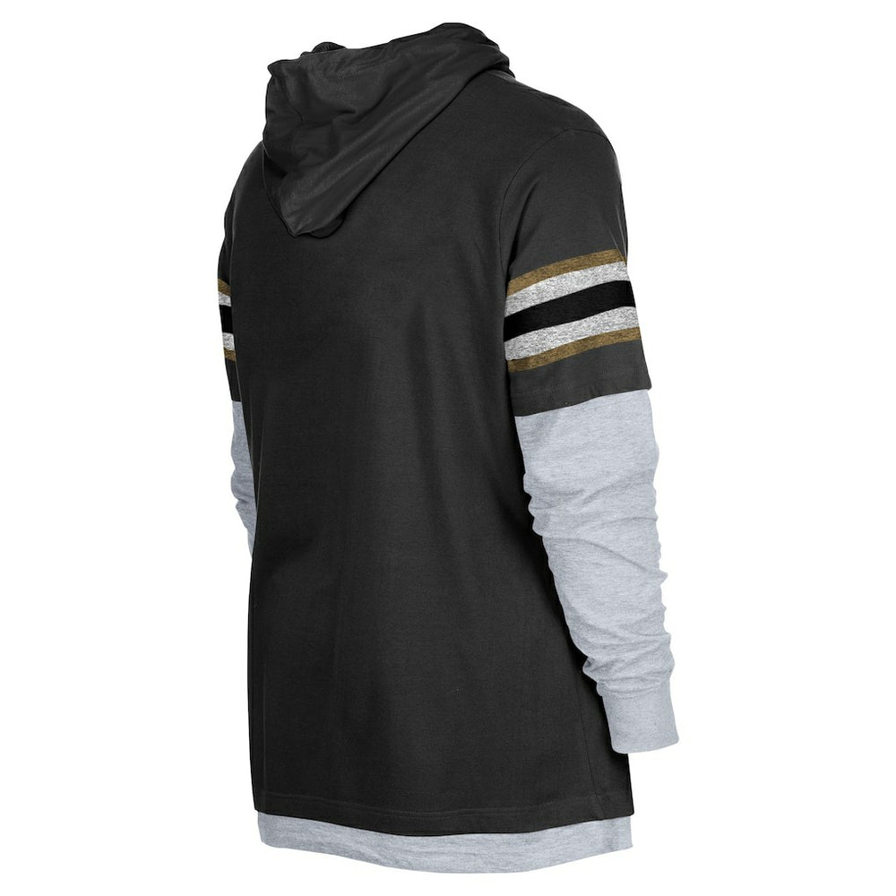 Twofer Long Sleeve Hooded T-Shirt - New Orleans Saints