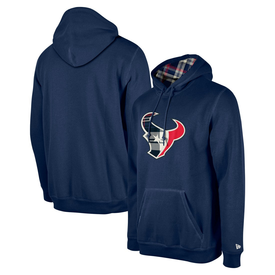 3rd Down Plaid Pullover Hoodie - Houston Texans
