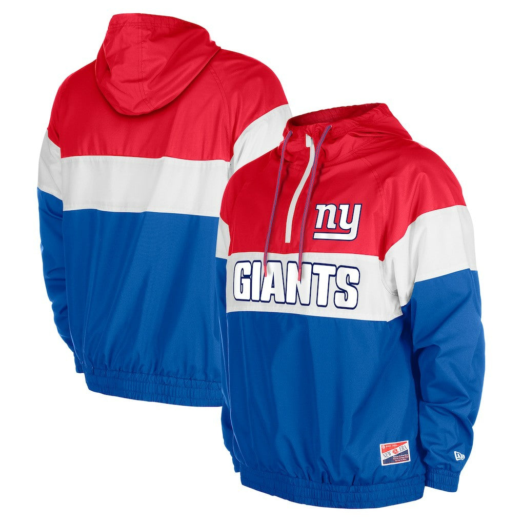 3rd Down Raglan Quarter-Zip Windbreaker Jacket - New York Giants