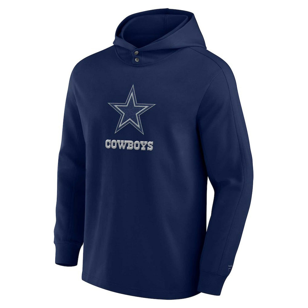 Elements Blaze Tri-Blend Long Sleeve Hoodie T-Shirt - Dallas Cowboys