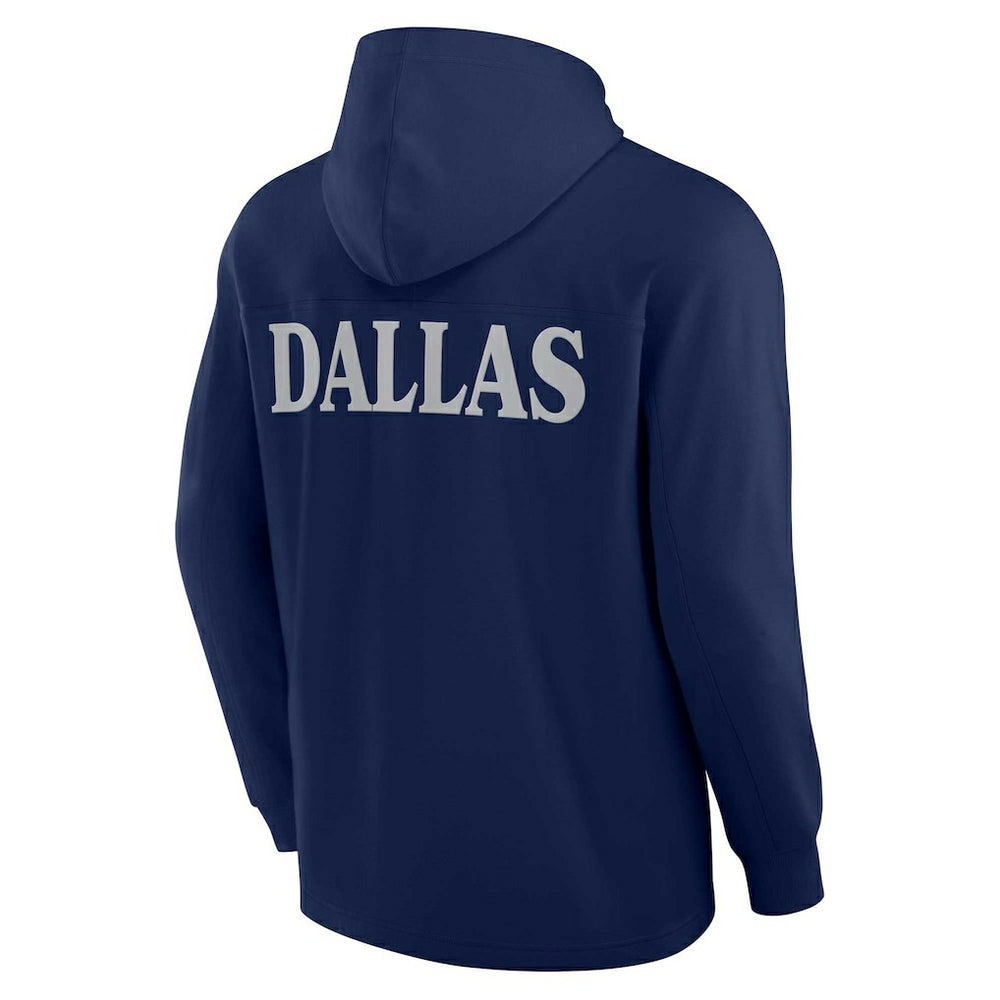 Elements Blaze Tri-Blend Long Sleeve Hoodie T-Shirt - Dallas Cowboys