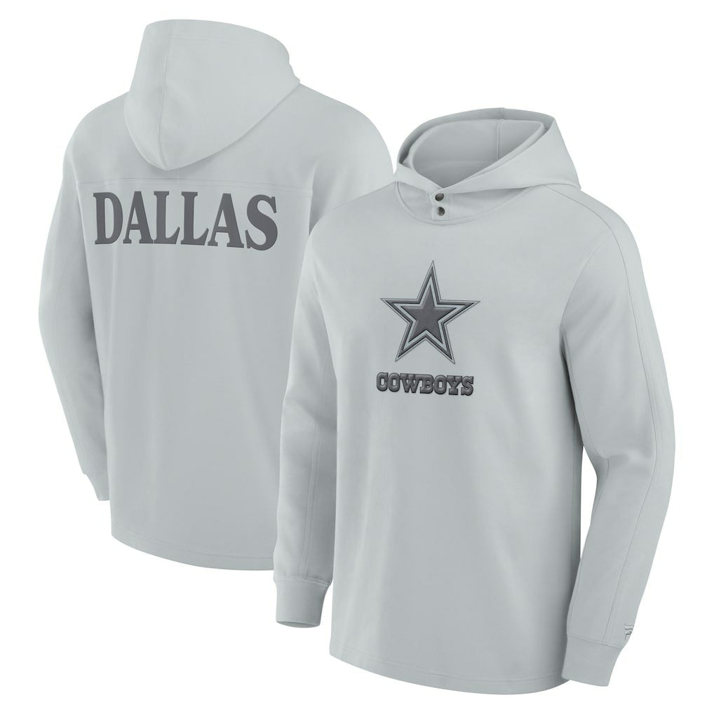 Elements Blaze Tri-Blend Long Sleeve Hoodie T-Shirt - Dallas Cowboys
