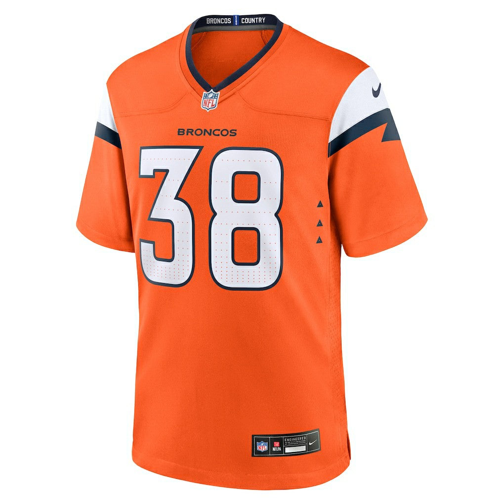 Jaleel McLaughlin  Team Game Jersey - Denver Broncos