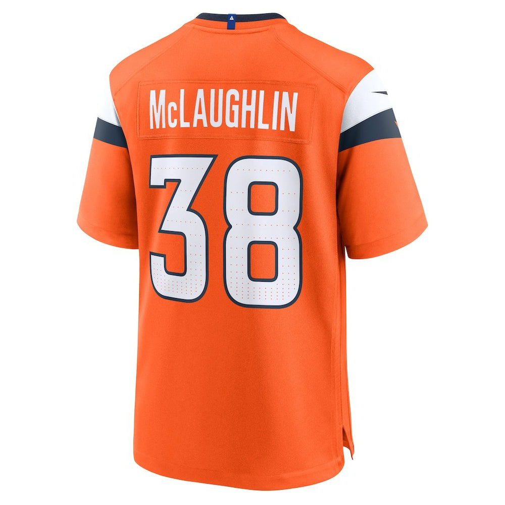 Jaleel McLaughlin  Team Game Jersey - Denver Broncos