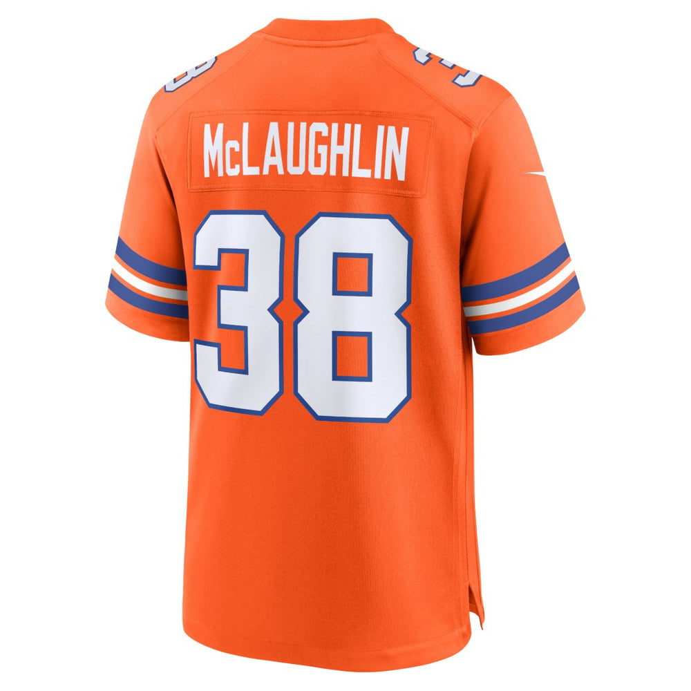 Jaleel McLaughlin  Mile High Collection 1977 Throwback Player Game Jersey - Denver Broncos