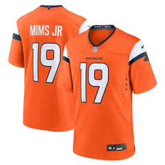 Marvin Mims Jr  Team Game Jersey - Denver Broncos