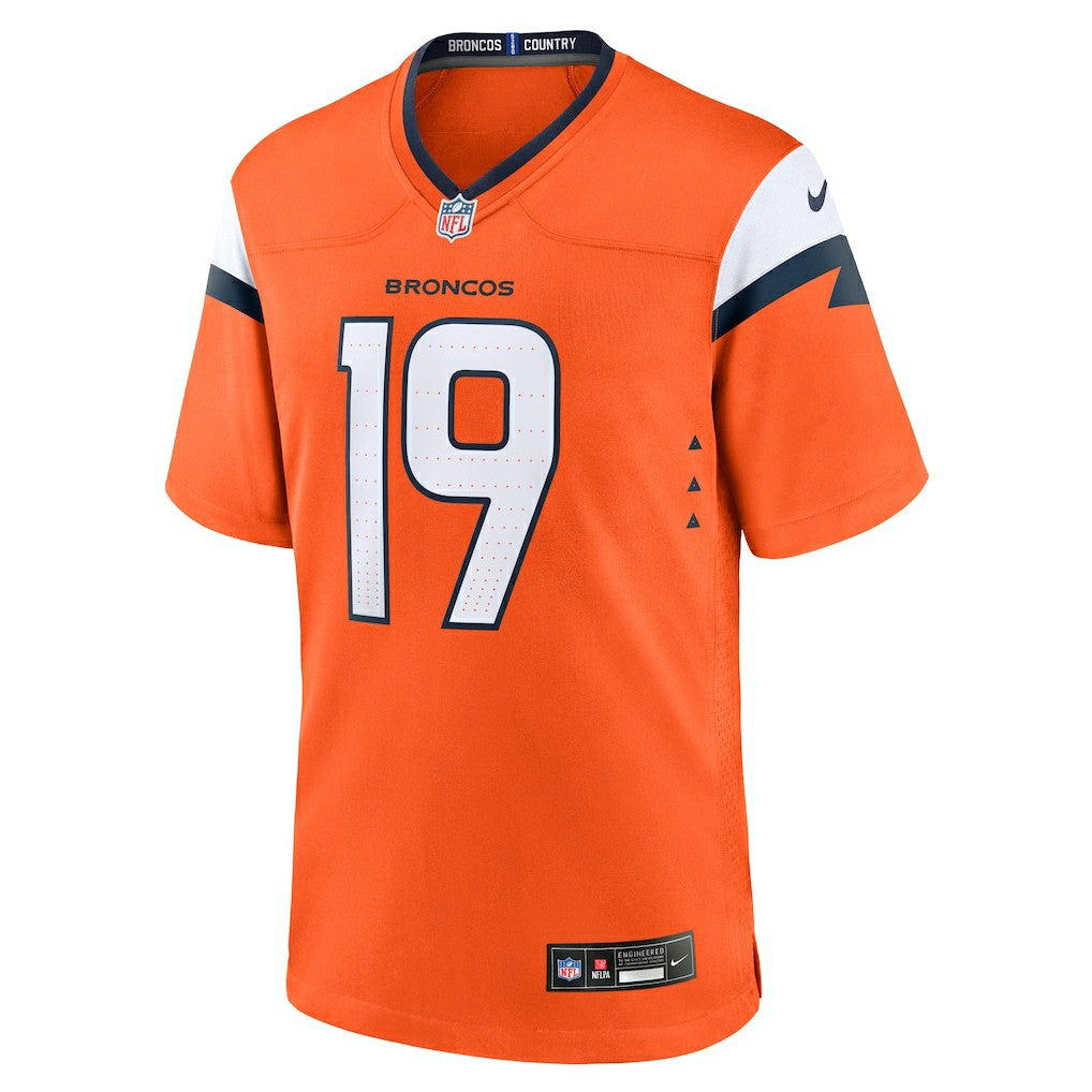 Marvin Mims Jr  Team Game Jersey - Denver Broncos