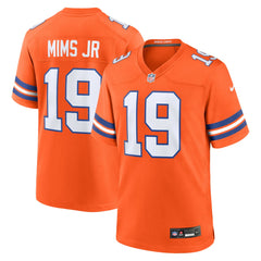 Marvin Mims Jr  Mile High Collection 1977 Throwback Player Game Jersey - Denver Broncos