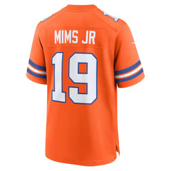 Marvin Mims Jr  Mile High Collection 1977 Throwback Player Game Jersey - Denver Broncos