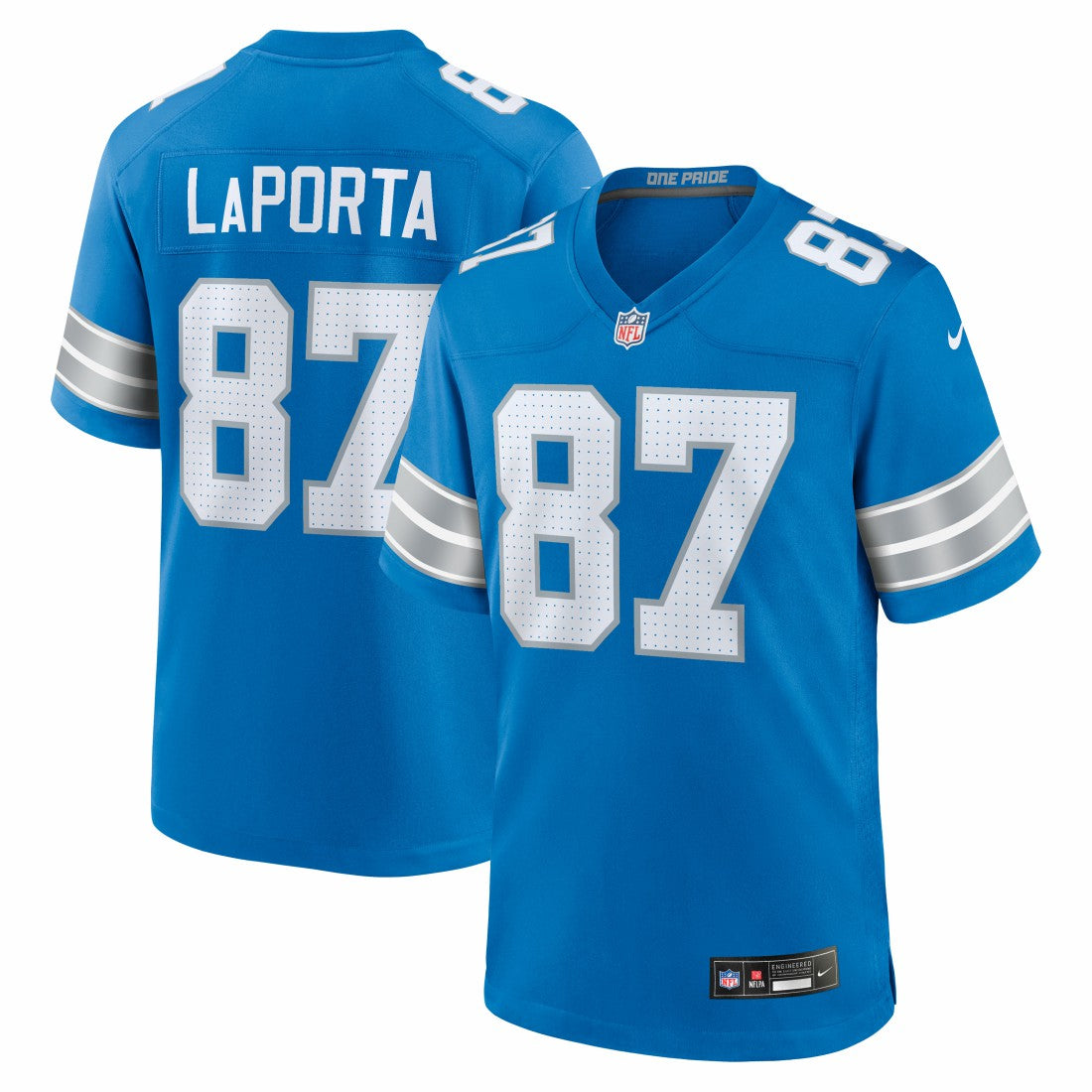 Sam LaPorta  Game Jersey - Detroit Lions