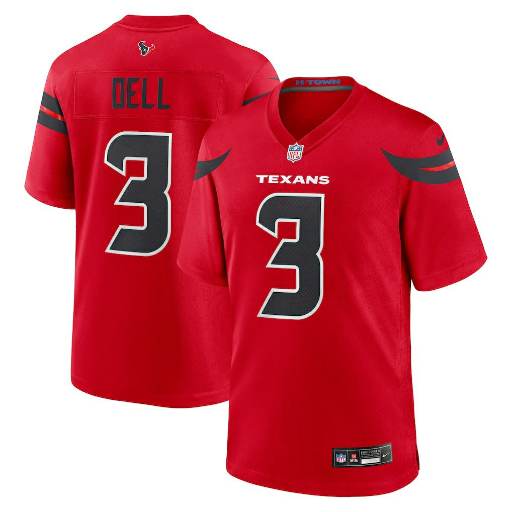 Tank Dell  Alternate Game Jersey - Houston Texans