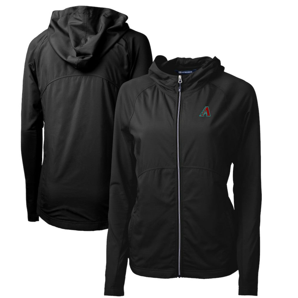 MLB Arizona Diamondbacks Cutter & Buck Women's Adapt Eco Knit Hybrid Recycled Full-Zip Hoodie