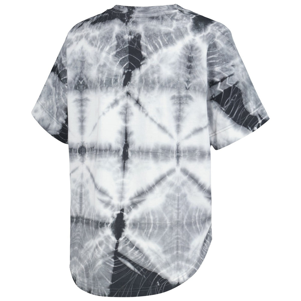 NBA Phoenix Suns G-III 4Her by Carl Banks Women's Tournament Raglan Oversized Tie-Dye V-Neck T-Shirt
