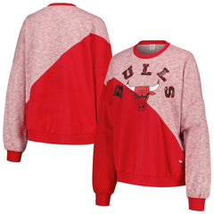 NBA Chicago Bulls G-III 4Her by Carl Banks Women's Benches Split Pullover Sweatshirt sale