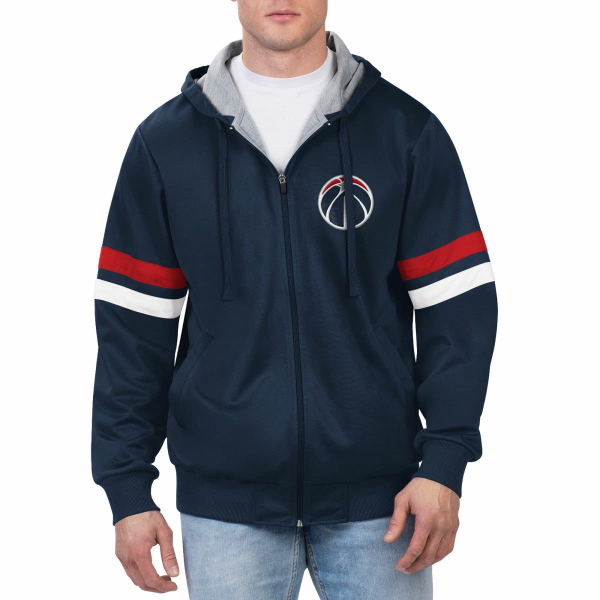 NBA Washington Wizards G-III Sports by Carl Banks Contender Full-Zip Hoodie Jacket