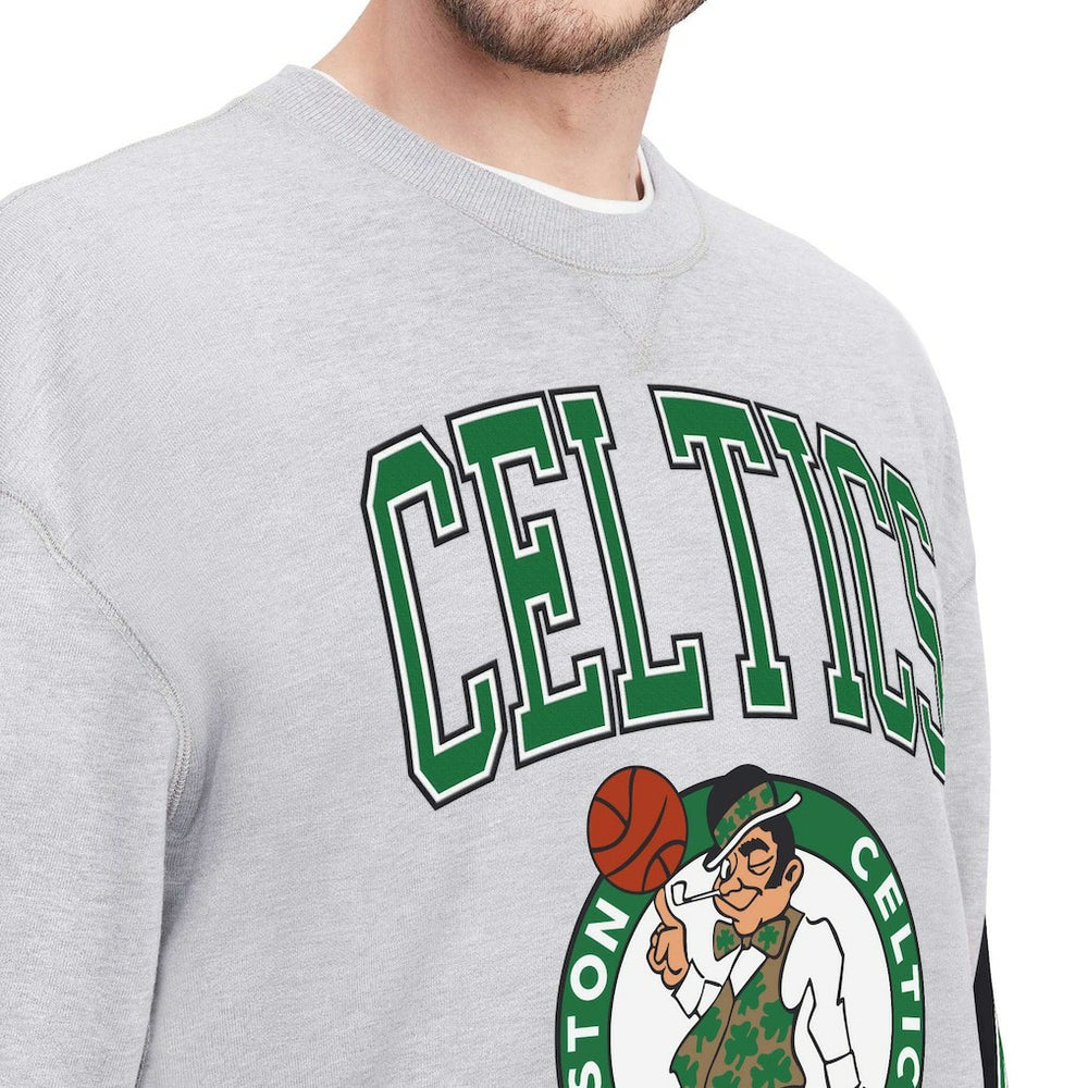 NBA Boston Celtics Tommy Jeans Hayes Crew Neck Pullover Sweatshirt