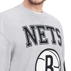NBA Brooklyn Nets Tommy Jeans Hayes Crew Neck Pullover Sweatshirt