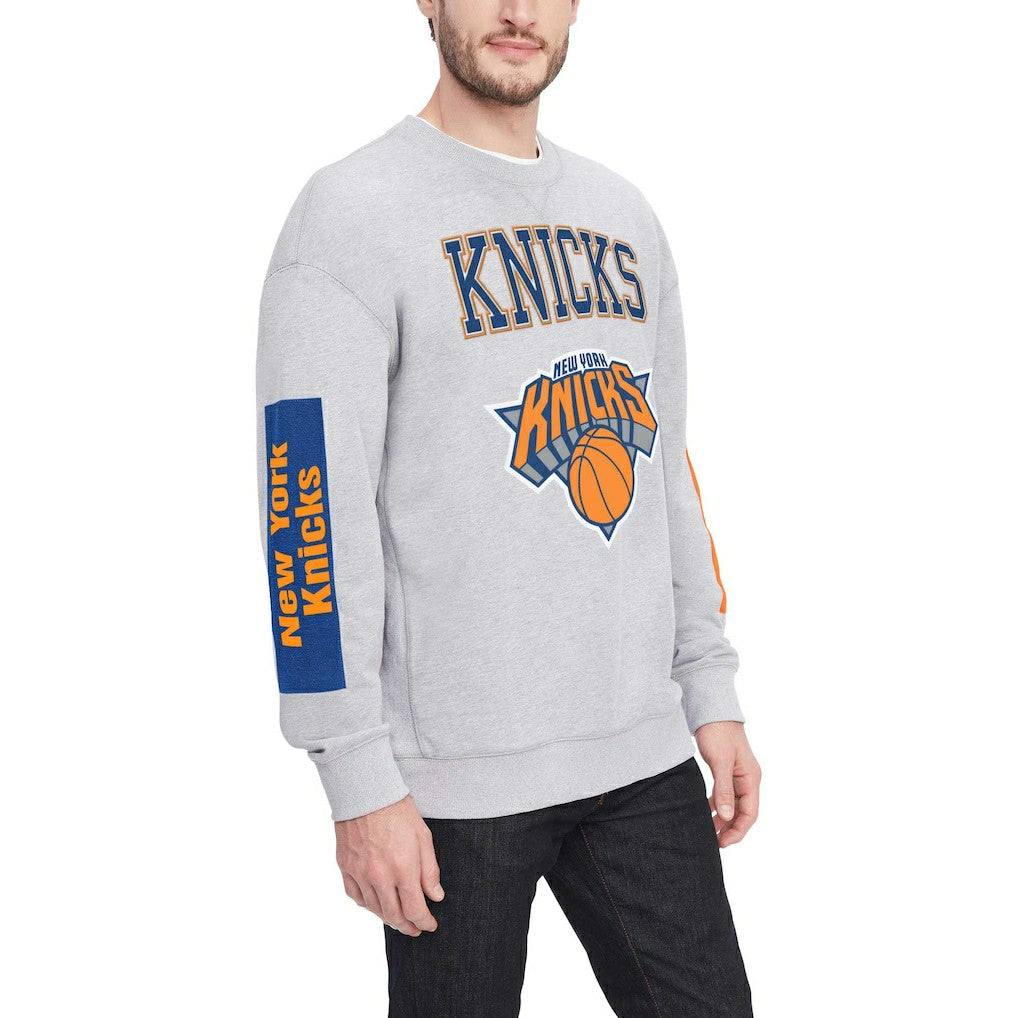 NBA New York Knicks Tommy Jeans Hayes Crew Neck Pullover Sweatshirt