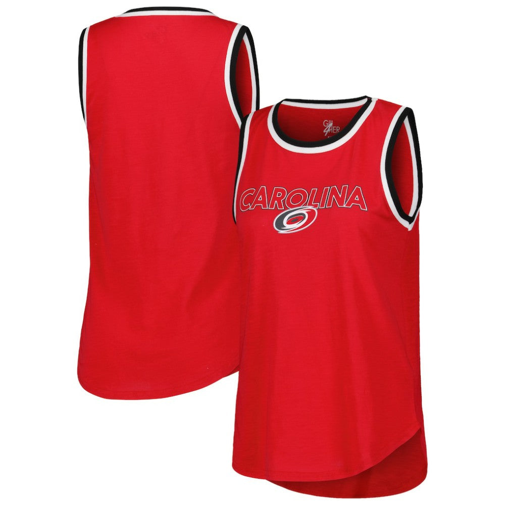 NHL Red Carolina Hurricanes G-III 4Her by Carl Banks Women's Strategy Tank Top