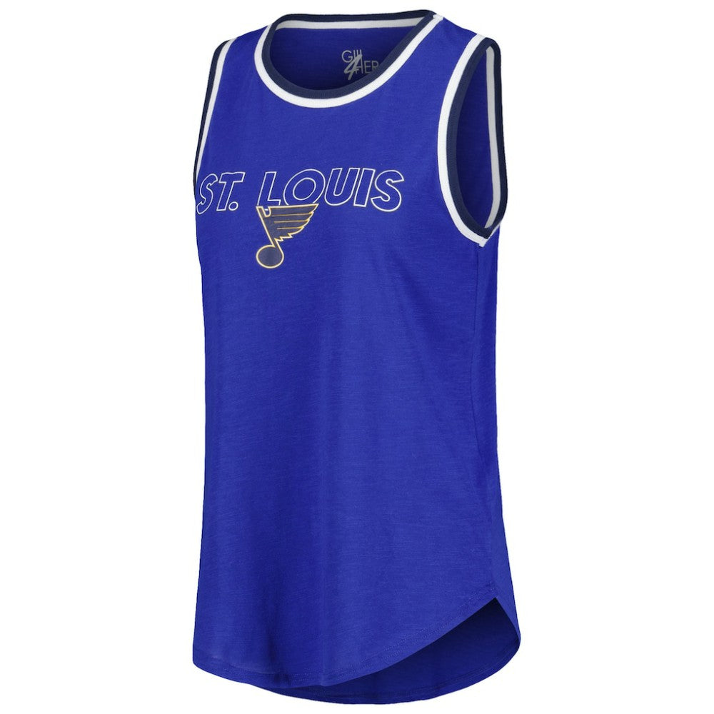 NHL Blue St. Louis Blues G-III 4Her by Carl Banks Women's Strategy Tank Top
