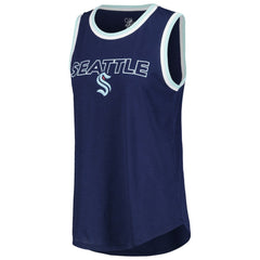 NHL Deep Sea Blue Seattle Kraken G-III 4Her by Carl Banks Women's Strategy Tank Top