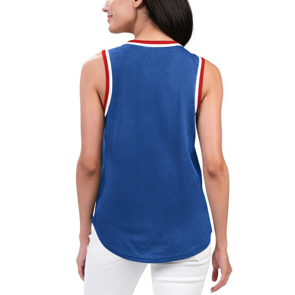NHL Blue New York Rangers G-III 4Her by Carl Banks Women's Strategy Tank Top