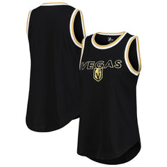 NHL Black Vegas Golden Knights G-III 4Her by Carl Banks Women's Strategy Tank Top