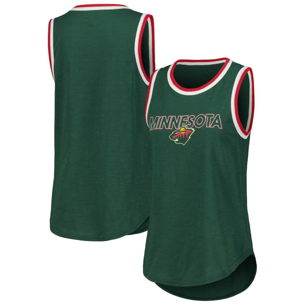 NHL Green Minnesota Wild G-III 4Her by Carl Banks Women's Strategy Tank Top