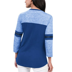 NHL Blue St. Louis Blues G-III 4Her by Carl Banks Women's Play The Game 3/4-Sleeve T-Shirt