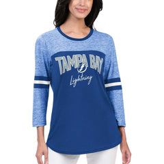 NHL Blue Tampa Bay Lightning G-III 4Her by Carl Banks Women's Play The Game 3/4-Sleeve T-Shirt