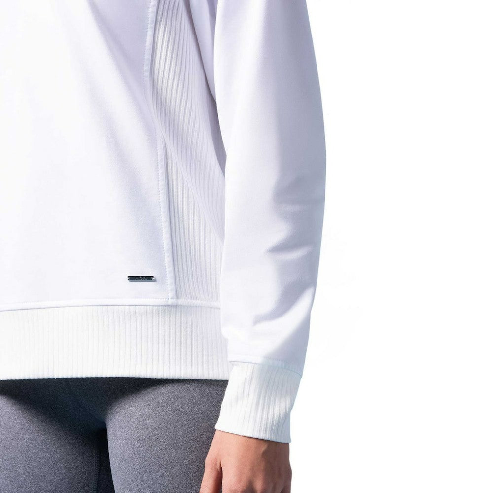 NHL White Washington Capitals MSX by Michael Strahan Women's Millie Raglan Pullover Sweatshirt
