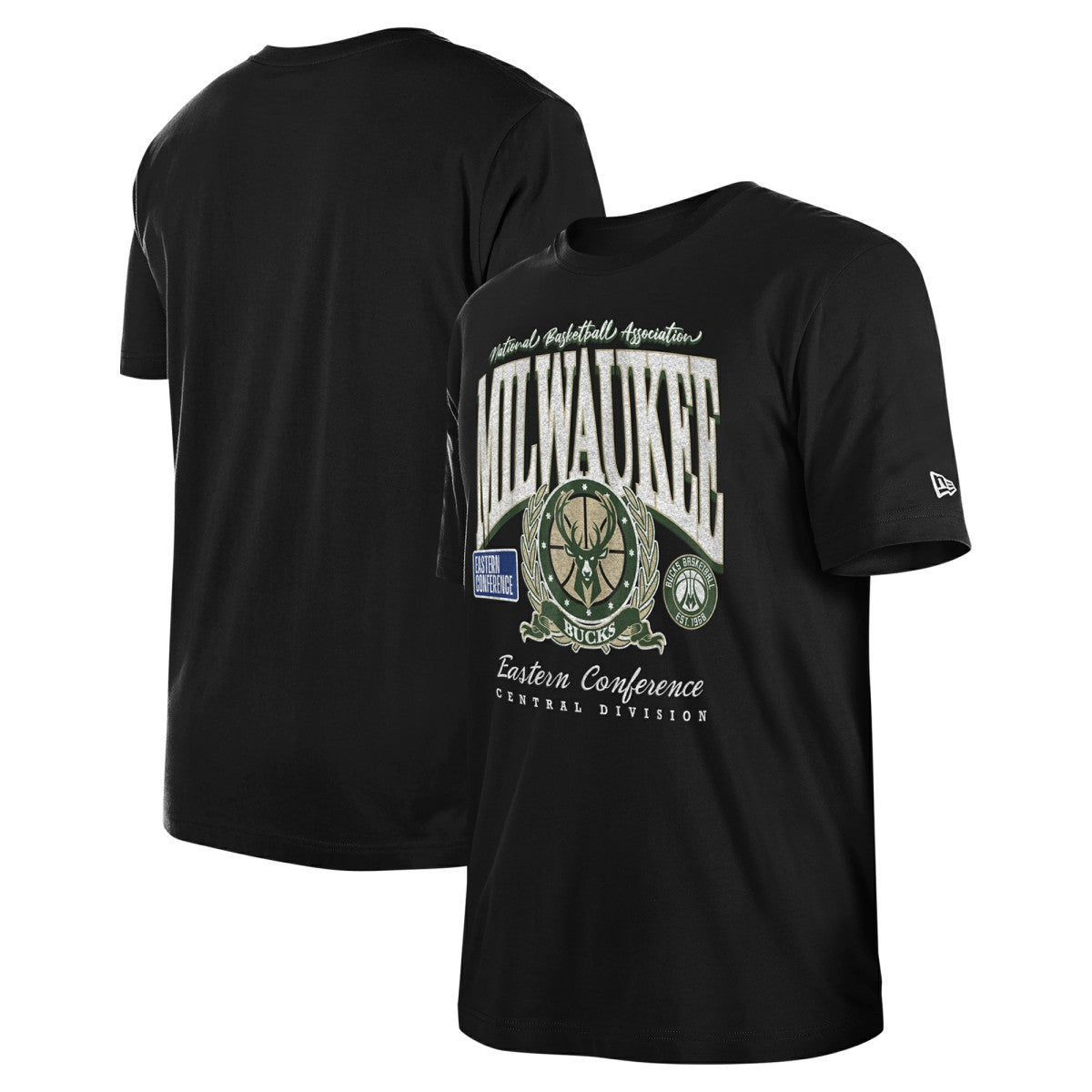 NBA Milwaukee Bucks Unisex Oversized Essentials Boxy T-Shirt