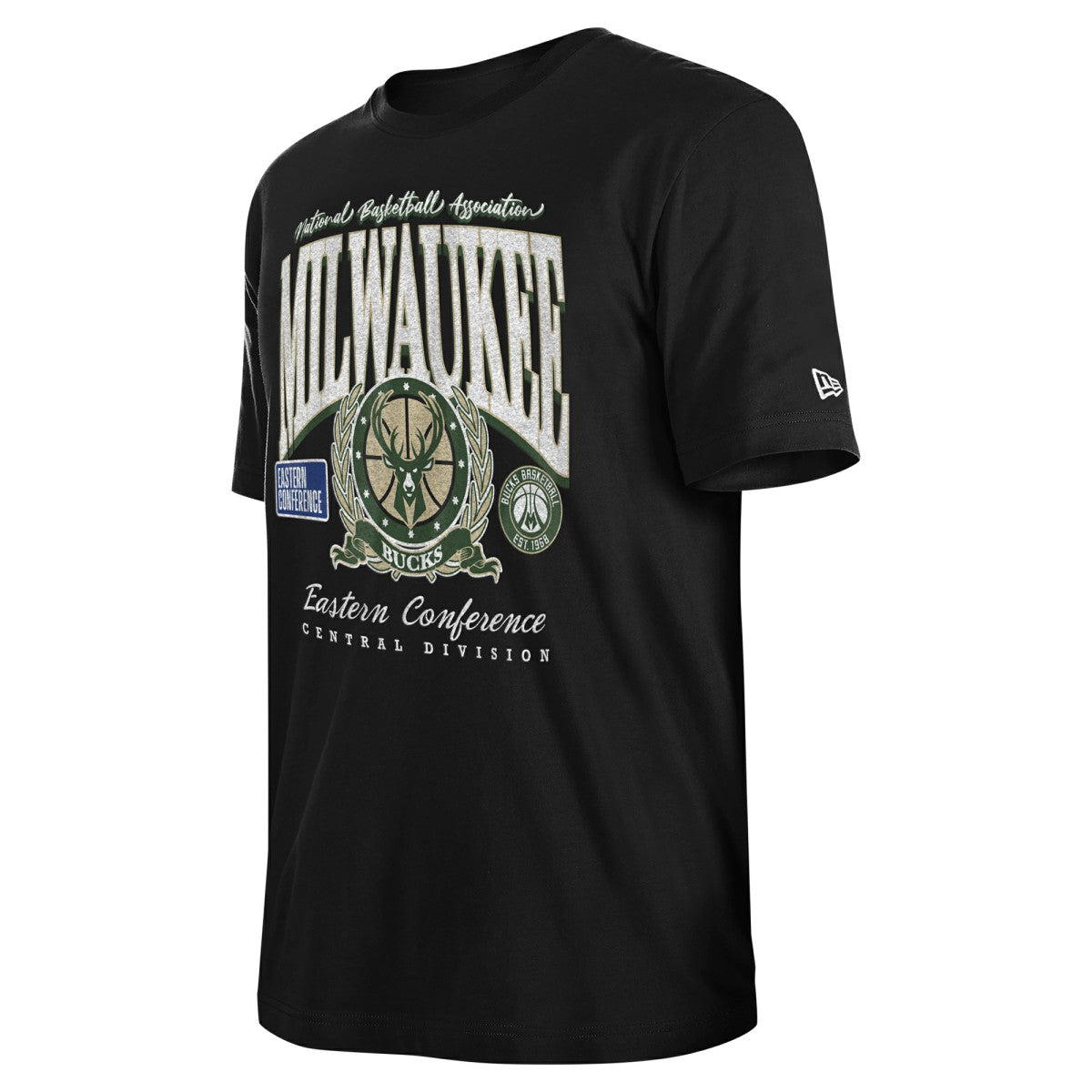 NBA Milwaukee Bucks Unisex Oversized Essentials Boxy T-Shirt