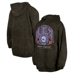 NBA Philadelphia 76ers Unisex Oversized Essentials Pigment Wash Fleece Pullover Hoodie