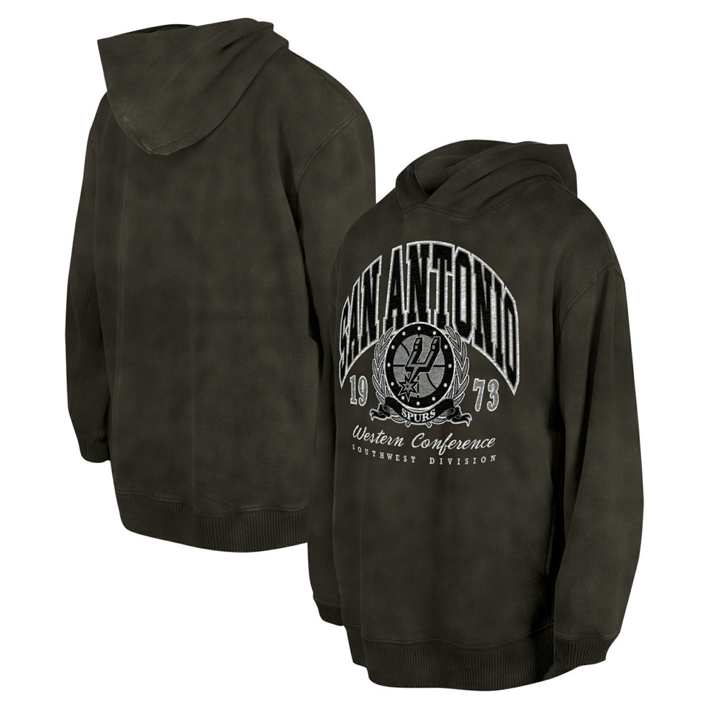 NBA San Antonio Spurs Unisex Oversized Essentials Pigment Wash Fleece Pullover Hoodie