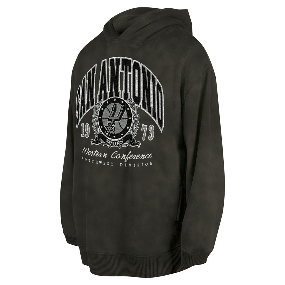NBA San Antonio Spurs Unisex Oversized Essentials Pigment Wash Fleece Pullover Hoodie