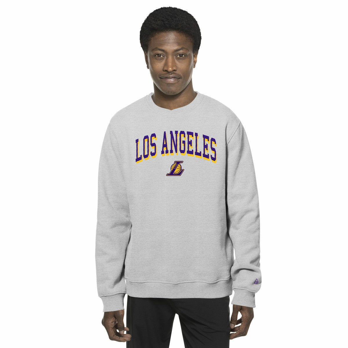 NBA Los Angeles Lakers Chenille Cross Over Pullover Sweatshirt