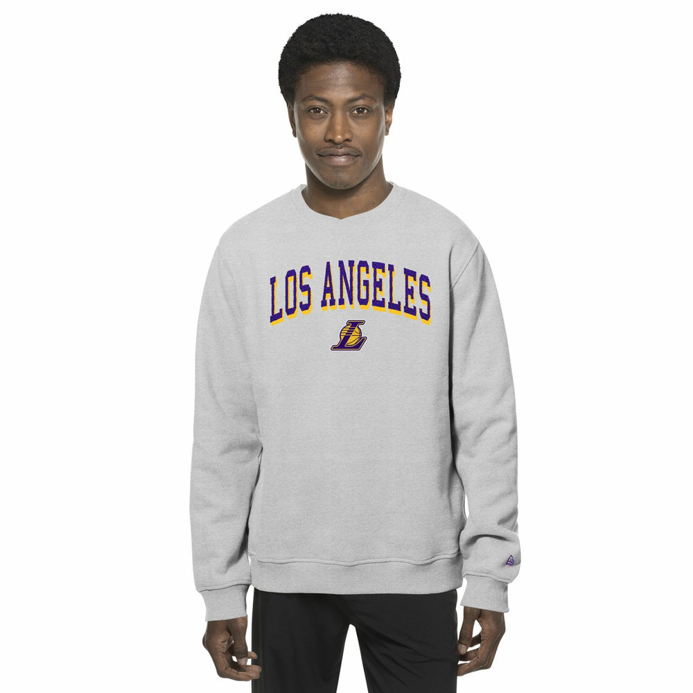 NBA Los Angeles Lakers Chenille Cross Over Pullover Sweatshirt