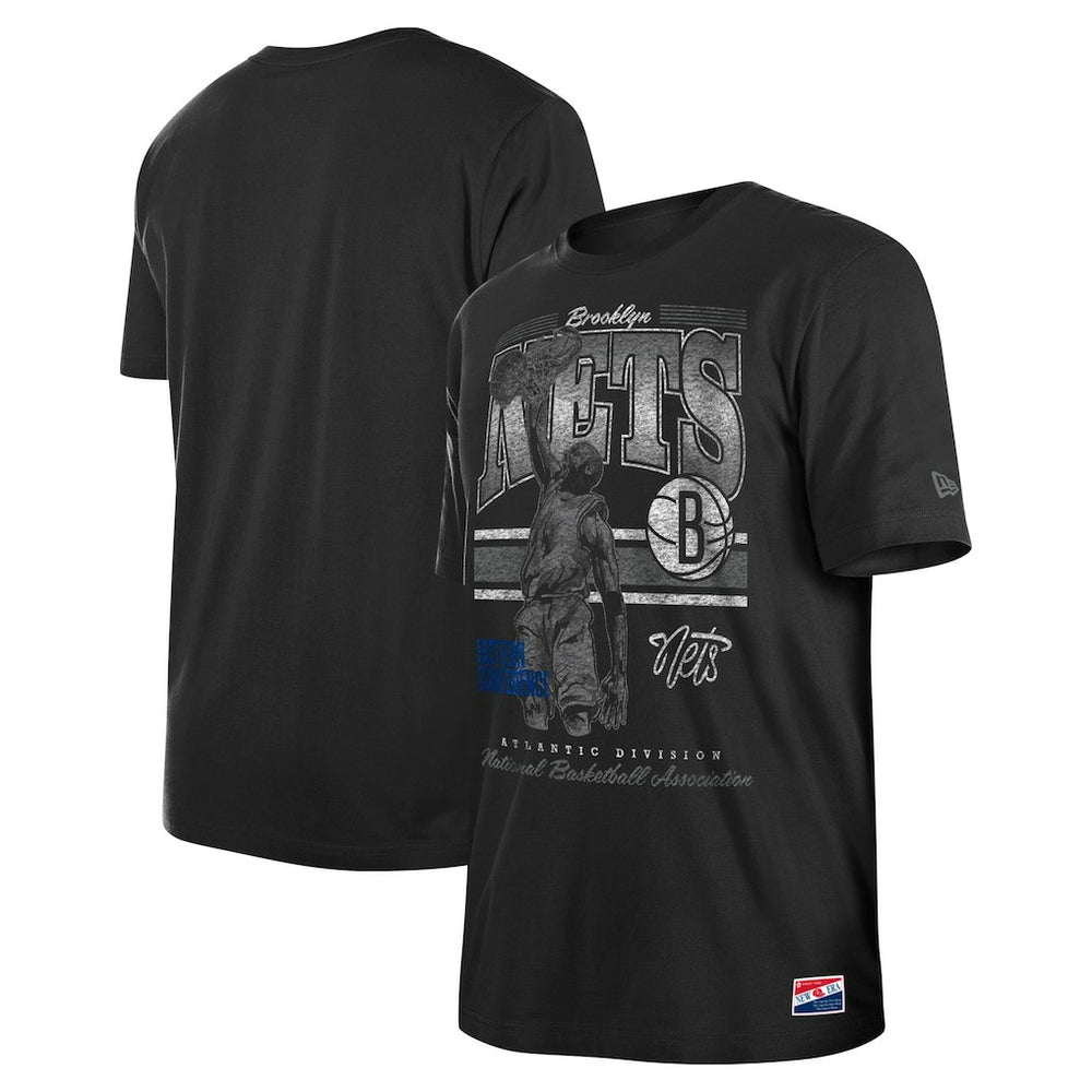 NBA Brooklyn Nets Enzyme Wash Oversized T-Shirt