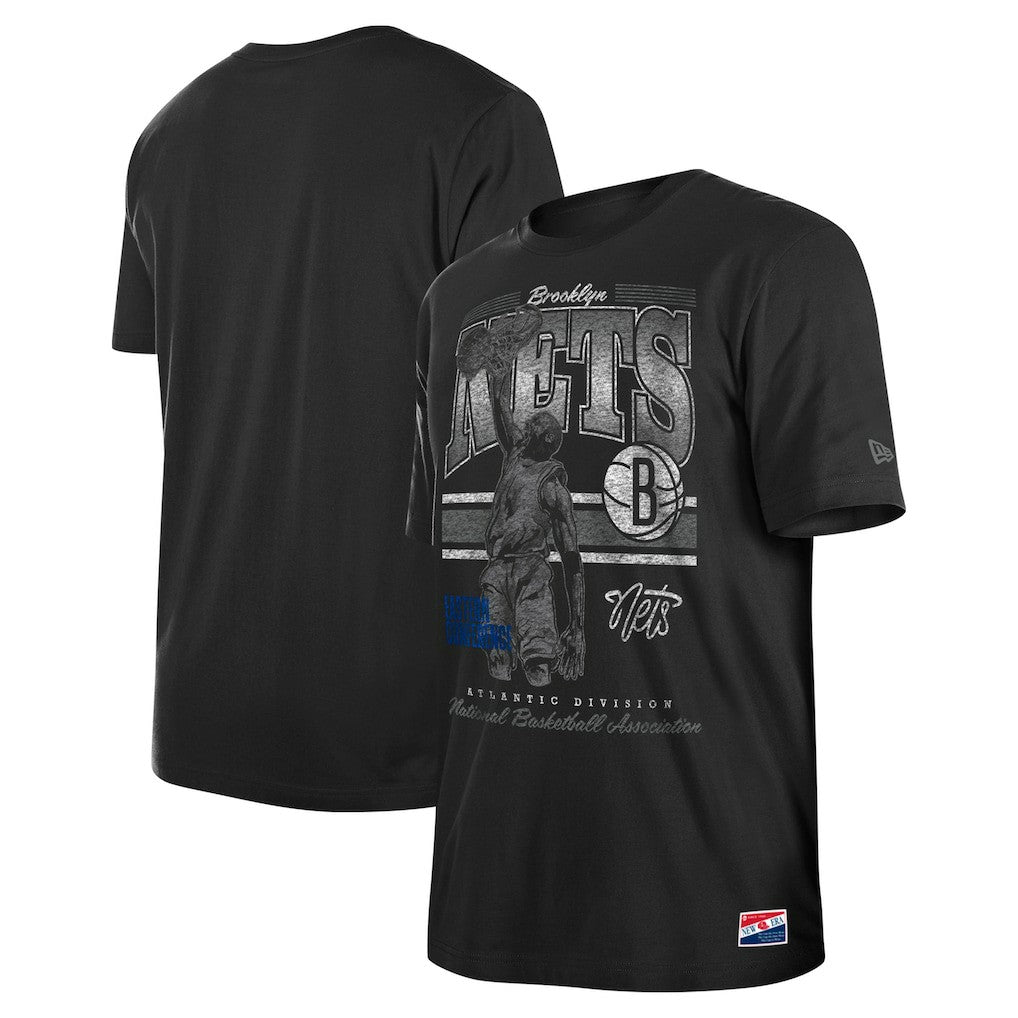 NBA Brooklyn Nets Enzyme Wash Oversized T-Shirt