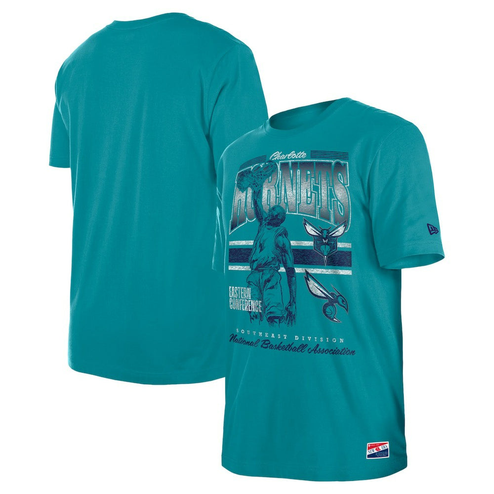 NBA Charlotte Hornets Enzyme Wash Oversized T-Shirt
