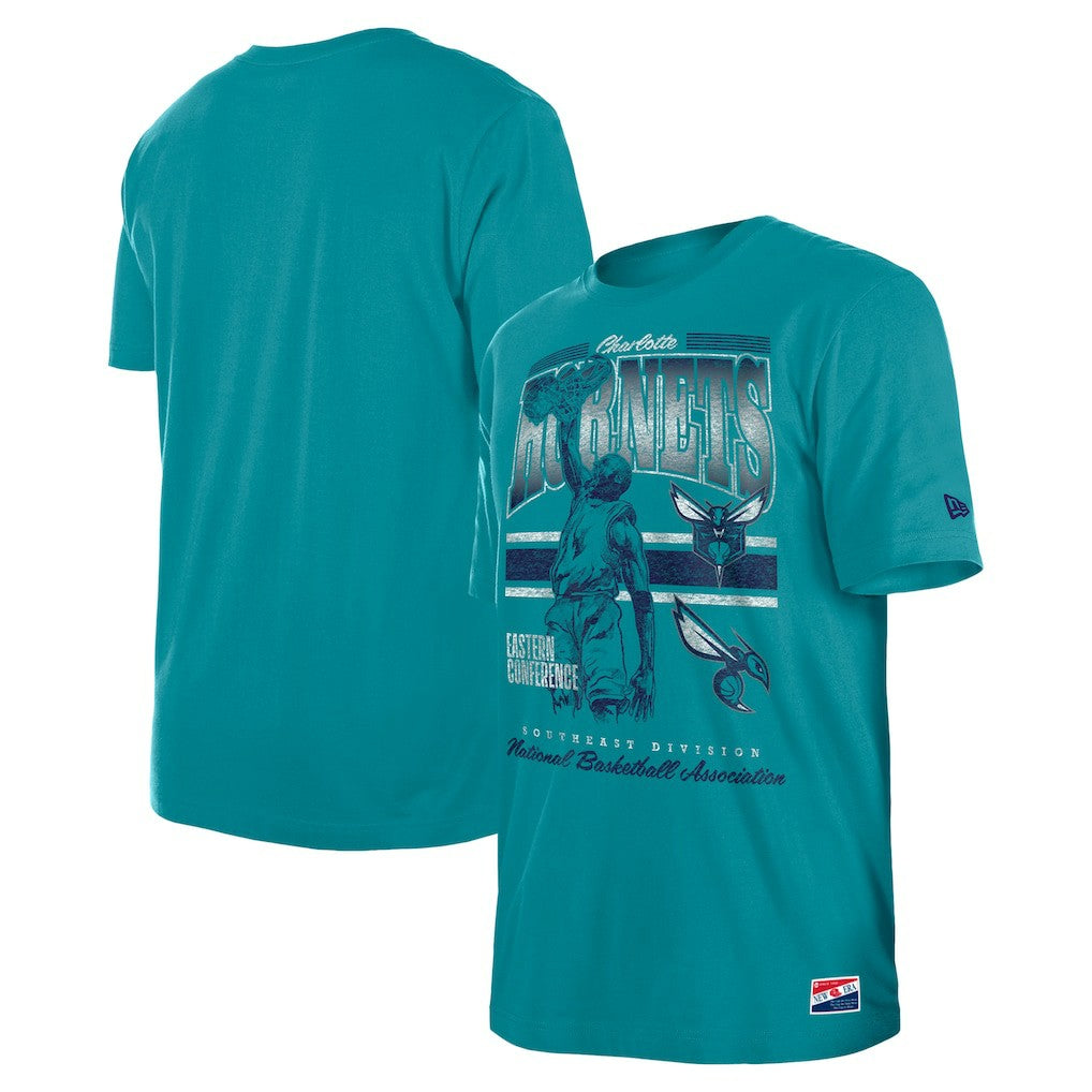 NBA Charlotte Hornets Enzyme Wash Oversized T-Shirt