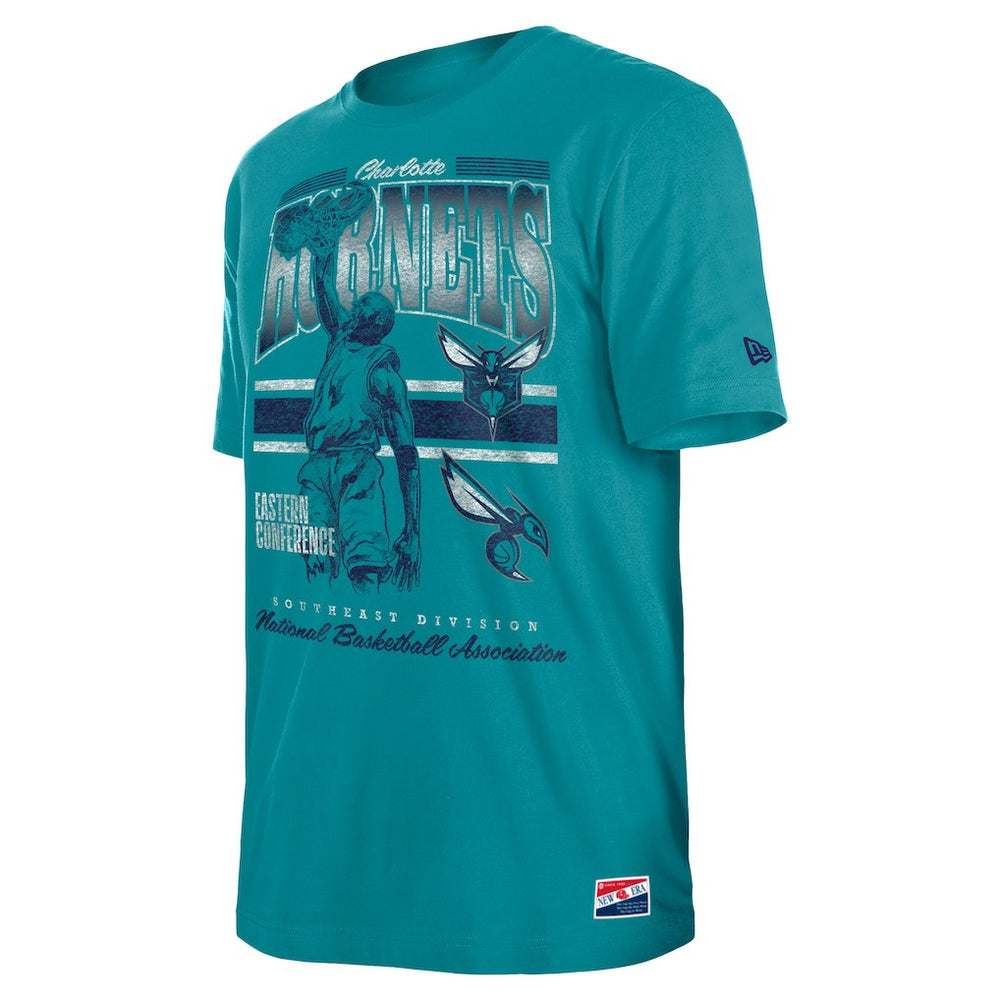 NBA Charlotte Hornets Enzyme Wash Oversized T-Shirt